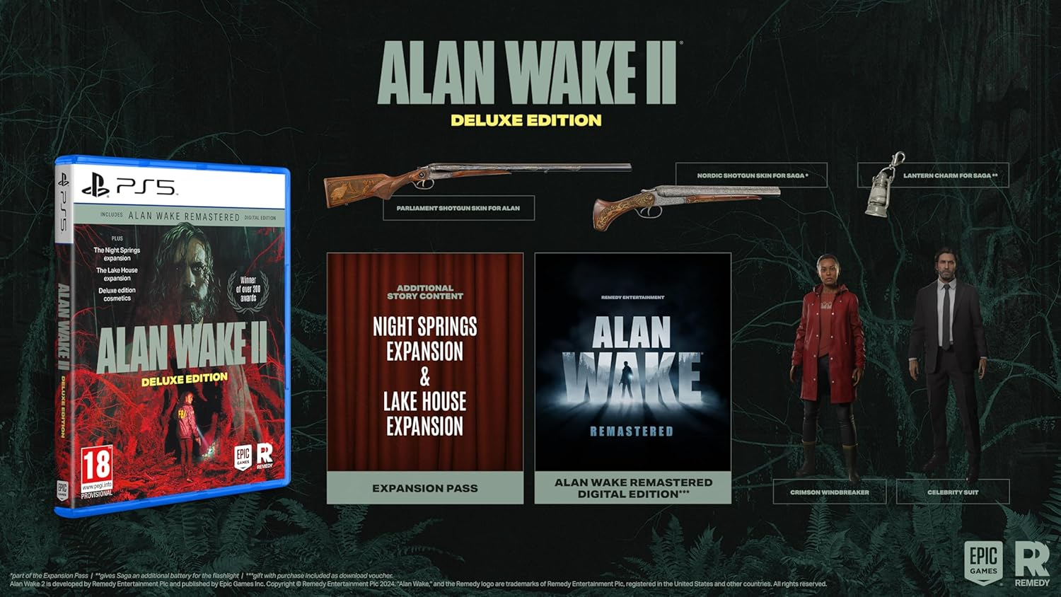 Alan Wake II - Deluxe Edition - PlayStation 5 Alan Wake II - Deluxe Edition - PlayStation 5
